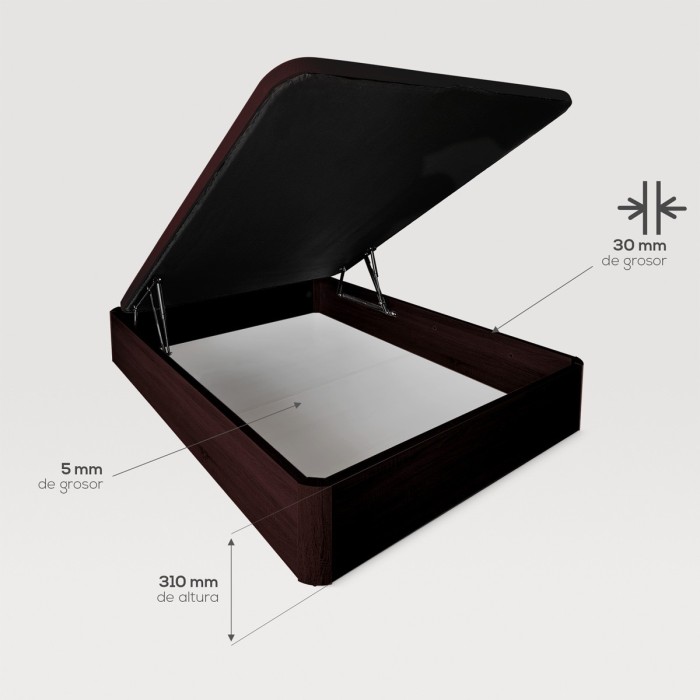 Colchón Celliant + Canapé de Madera Extra Reforzado