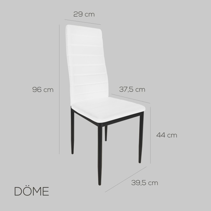 Pack de Mesa comedor + 6 Sillas Tapizadas en Polipiel| Salón Pack de Mesa comedor + 6 Sillas Tapizadas en Polipiel| Salón