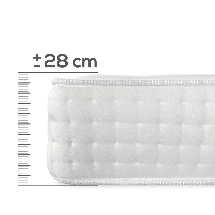 Colchón Viscoelástico Bio Naturel + Canapé Madera Reforzado Colchón Viscoelástico Bio Naturel + Canapé Madera Reforzado