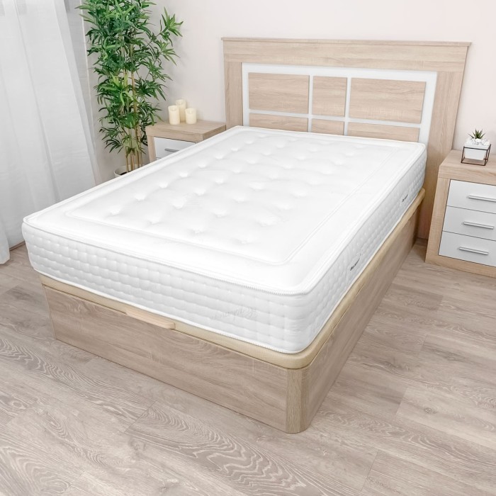 Colchón Viscoelástico Bio Naturel + Canapé Madera Reforzado Colchón Viscoelástico Bio Naturel + Canapé Madera Reforzado