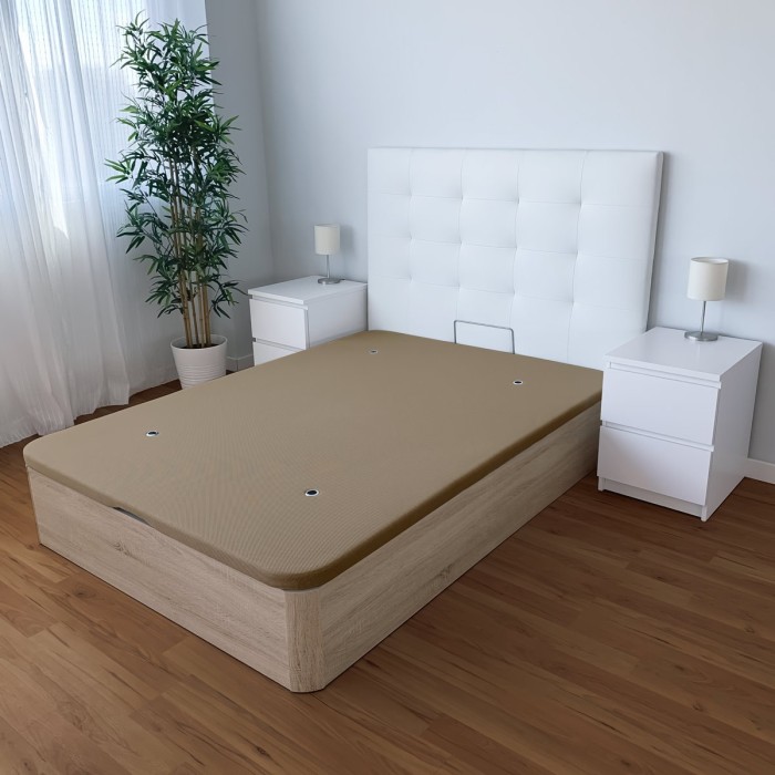Colchón Viscoelástico Bio Naturel + Canapé Madera Reforzado Colchón Viscoelástico Bio Naturel + Canapé Madera Reforzado