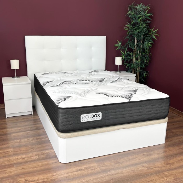 Matalàs Hibrid Eco Box Molles Ensacats + Viscoelàstica - Barcelona Confort Matalàs Hibrid Eco Box Molles Ensacats + Viscoelàstica - Barcelona Confort