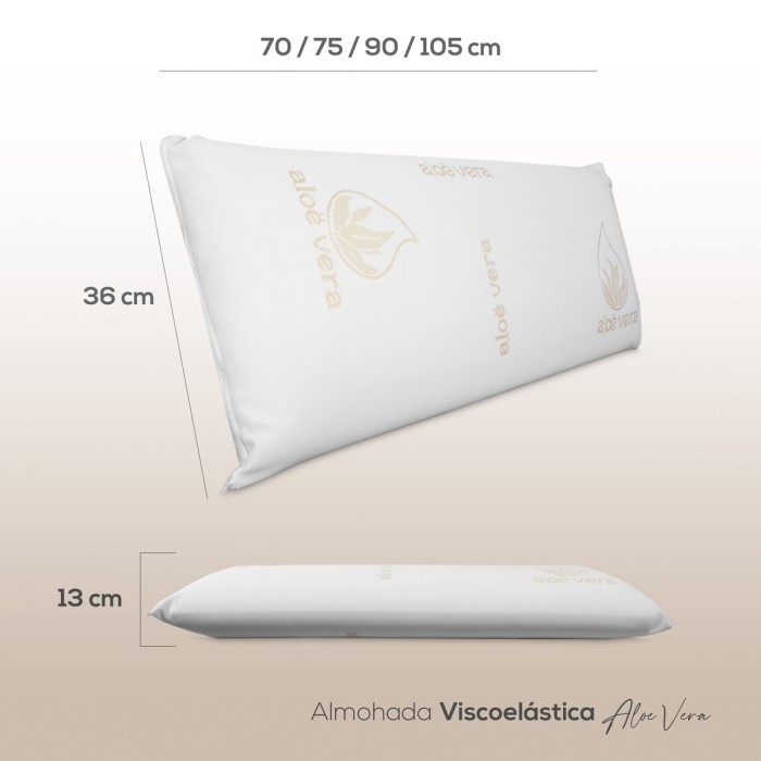 Almohada Viscoelástica aloe vera | Barcelona Confort Almohada Viscoelástica aloe vera | Barcelona Confort