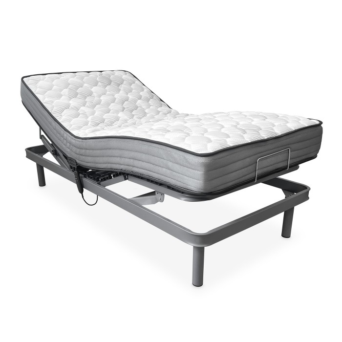Pack Cama Eléctrica Articulada + Colchón Viscoelástico Dorsaltec Pack Cama Eléctrica Articulada + Colchón Viscoelástico Dorsaltec