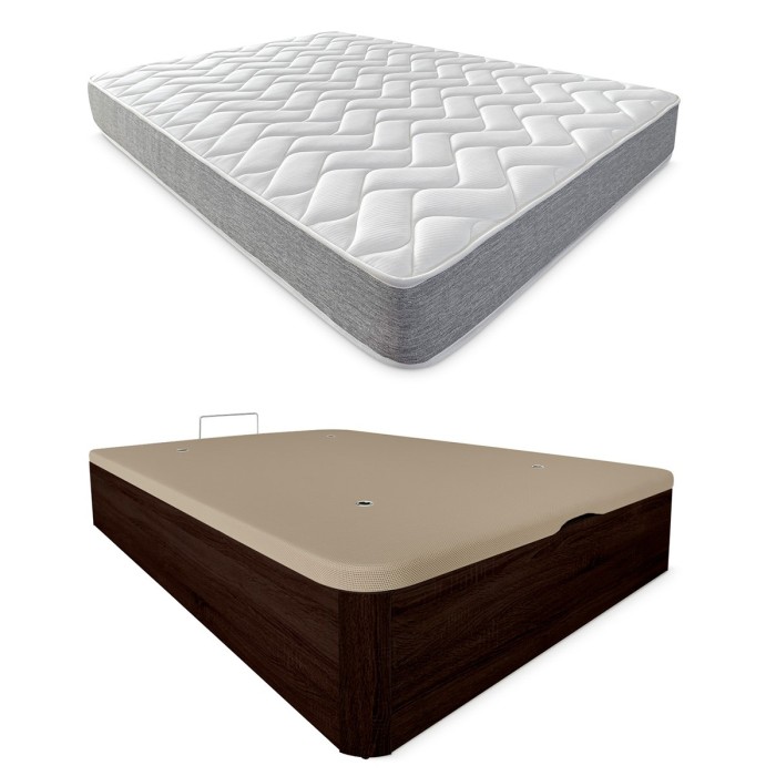 Pack Colchón Viscoelástico Viscotec Reversible + Canapé Madera Reforzado XL Pack Colchón Viscoelástico Viscotec Reversible + Canapé Madera Reforzado XL