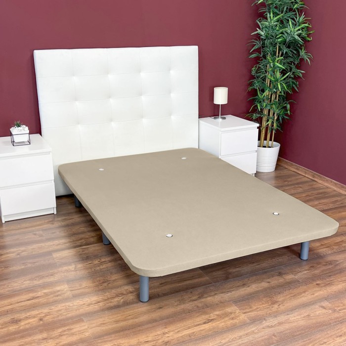 Base Tapizada 3D con Patas Incluidas | Barcelona Confort Base Tapizada 3D con Patas Incluidas | Barcelona Confort