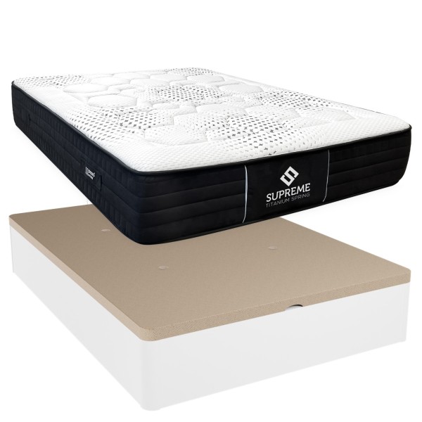 Oferta Pack Colchón Híbrido Supreme + Canapé Reforzado