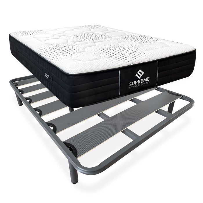 Oferta Pack Colchón Híbrido Supreme + Somier Reforzado Oferta Pack Colchón Híbrido Supreme + Somier Reforzado