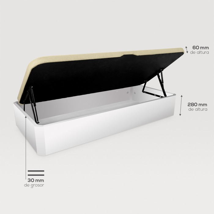 Canapé Lateral Madera | Canapés Laterales | Duérmete Online