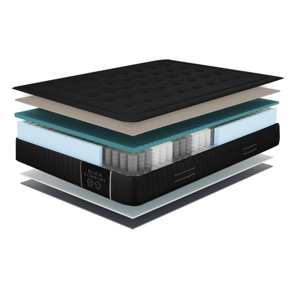 Pack Navidad Black Confort | Conjunto Canapé y Colchón | Barcelona Confort