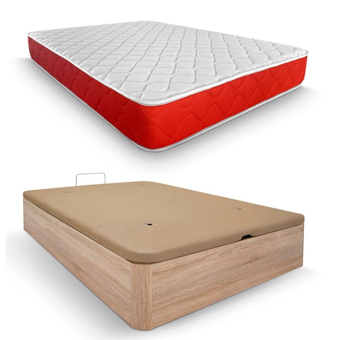 Pack Colchón Viscoelástico Reversible + Canapé