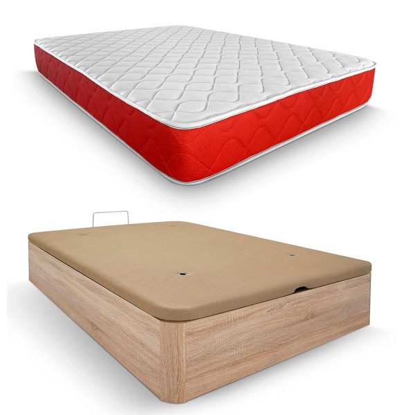 Pack Colchón Viscoelástico Reversible + Canapé