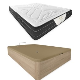 Pack Colchón Confort Basic y Canapé Abatible Ecobox