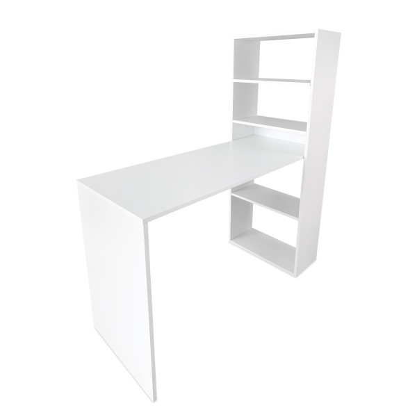 Mesa Escritorio con Estantería Fácil Montaje - Barcelona Confort Mesa Escritorio con Estantería Fácil Montaje - Barcelona Confort