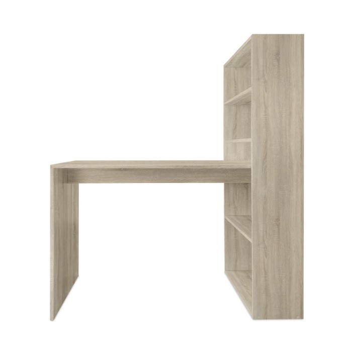 Taula Escriptori amb Prestatgeria Fàcil Muntatge - Barcelona Confort Taula Escriptori amb Prestatgeria Fàcil Muntatge - Barcelona Confort