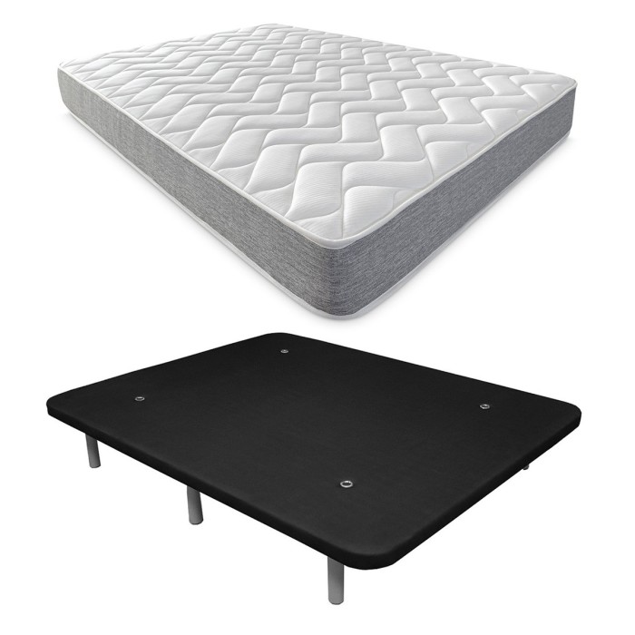Colchón Viscotec + Base tapizada reforzada 3D