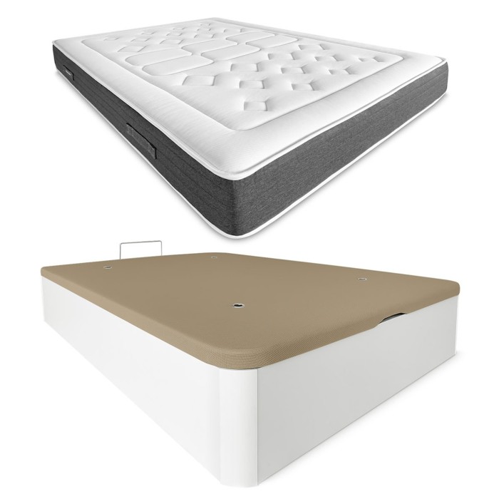 Colchón Bio Nature + Canapé madera extra reforzado Colchón Bio Nature + Canapé madera extra reforzado