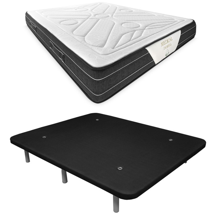 Colchón Viscoelástico Medical Dorsal + Base Tapizada 3D Reforzada Colchón Viscoelástico Medical Dorsal + Base Tapizada 3D Reforzada