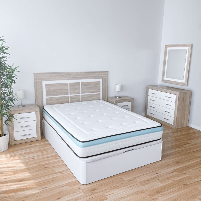 Mesita de Noche Estilo Nórdico - Mesitas de Noche - Barcelona Confort Mesita de Noche Estilo Nórdico - Mesitas de Noche - Barcelona Confort